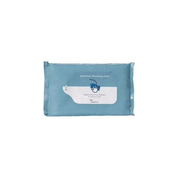 Cardinal Health - 2Awuf-16 - Flushable Rinse - Free Personal Wipe Soft Pack Water / Sodium Benzoate Diazolidinyl Urea Unscented Count - Case/576