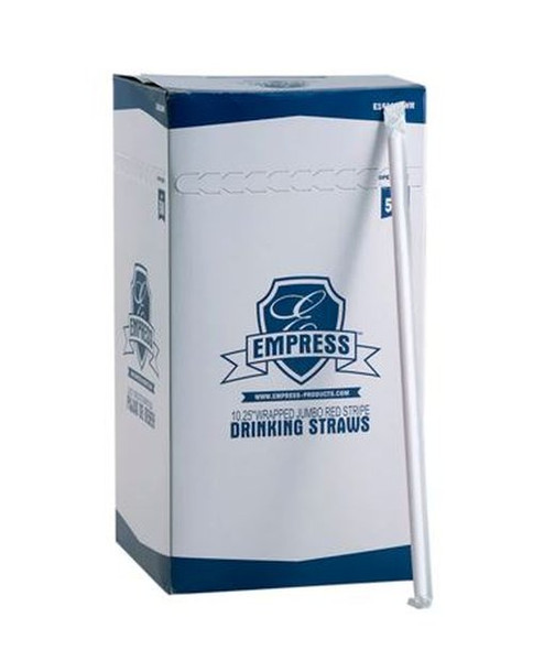 Rj Schinner - Empress - E161011Wr - Straw, Plas Paper Wrapped Jumbo 10.25 - Case/4
