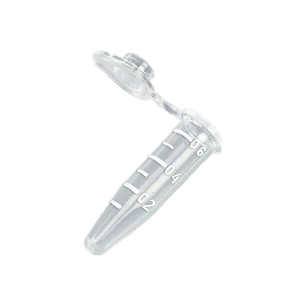 Mckesson - 177-111554 - Microcentrifuge Tube Conical Bottom Plain 0.5 Ml Without Color Coding Snap Cap Polypropylene - Case/10000