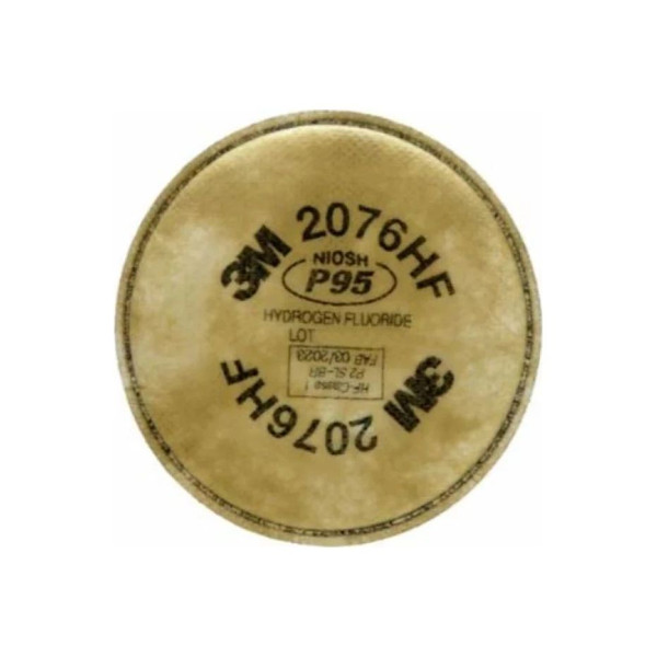 3M - 2076Hf - Cartridge, Particulate Hydrogen Fluoride P95 - Case/100