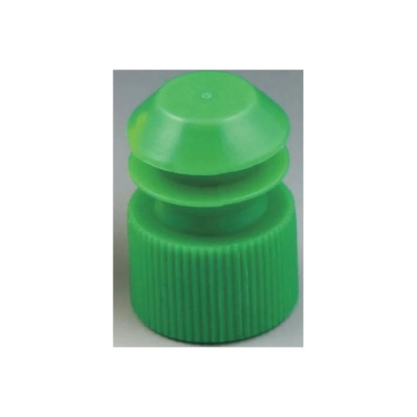 Mckesson - 177-118240G - Tube Closure Polyethylene Flanged Plug Cap Green 13 Mm For Use With Blood Drawing Tubes Glass Test Plastic Culture Nonsterile - Bag/1000