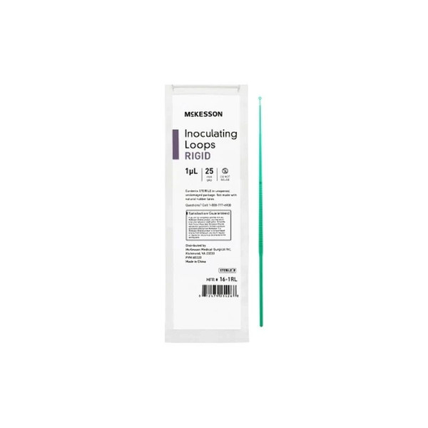Mckesson - 16-1Rl - Inoculating Loop 1 L Polystyrene Integrated Handle Sterile - Case/1000