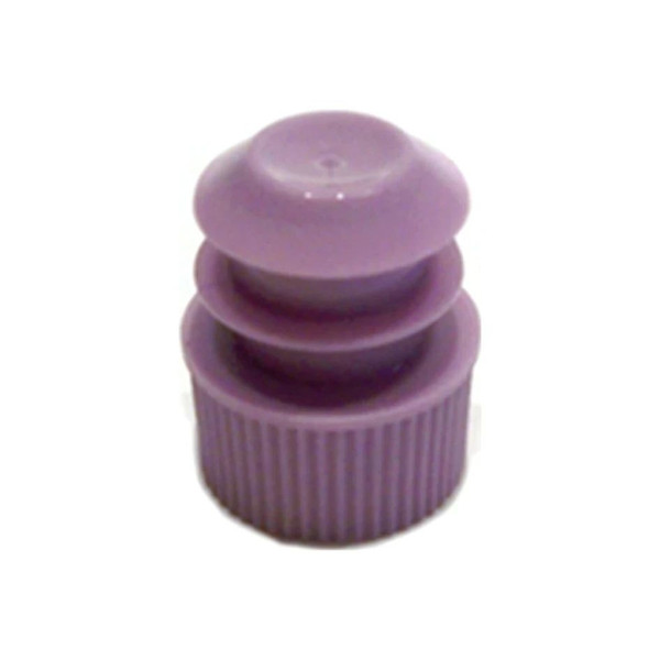 Mckesson - 177-116152L - Tube Closure Polyethylene Flanged Plug Cap Lavender 16 Mm For Use With Blood Drawing Tubes, Glass Test Plastic Culture Tubes Nonsterile - Case/10000