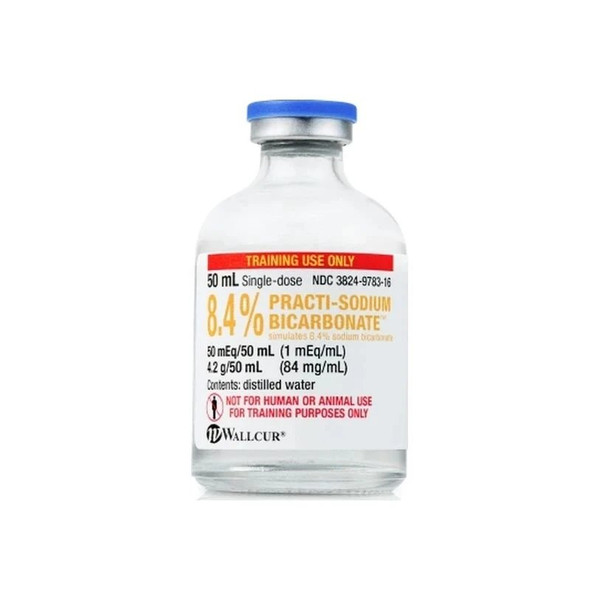 Wallcur - Practi-Sodium Bicarb 8.4% - 305Bc - Vl 4.2G/50Ml D/S - Box/20