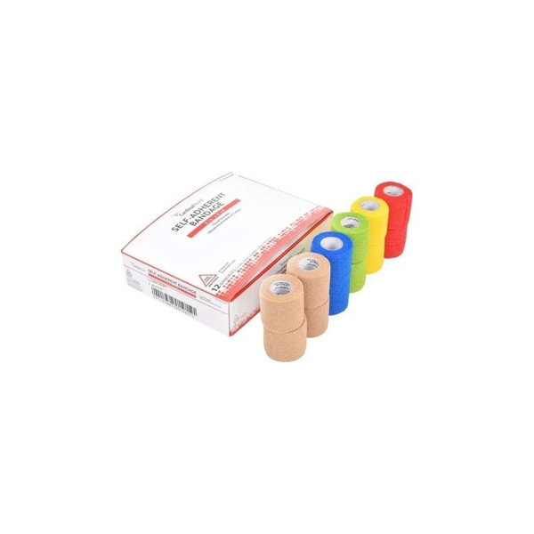 Cardinal Health - Cah35 - Bandage, Cohesive Self - Adh Tann/Str 3"X5Yd - Box/24
