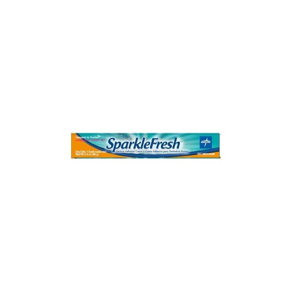 Medline - Sparklefresh - Mds136408 - Denture Adhesive Cream 2.4 Oz. - Case/72