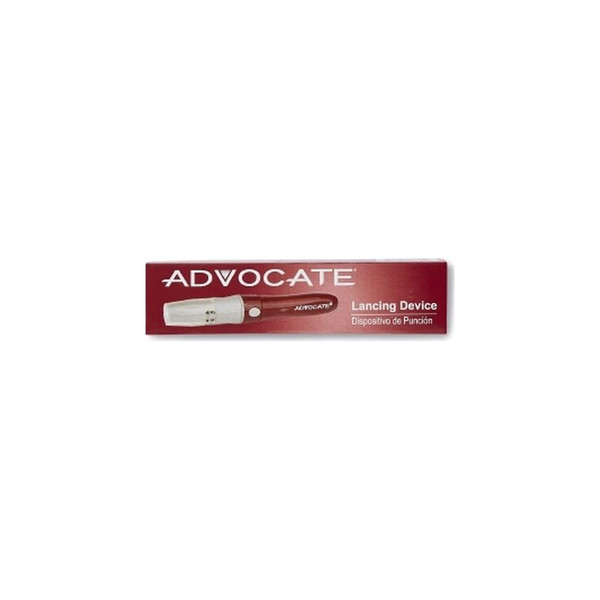 Pharma Supply - Advocate - 150.00 - Lancing Device 30 Gauge Push Button Activation Finger - Case/100