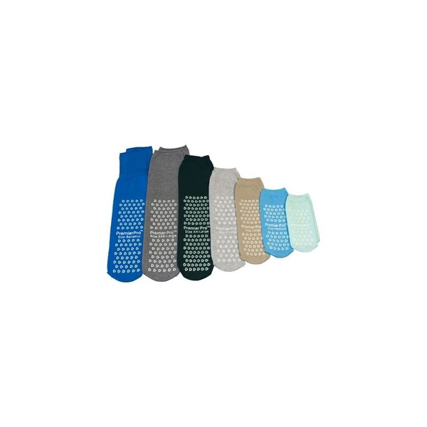 S2S Global - Premierpro - 2915 - Slipper Socks 2X - Large Light Green Ankle High - Case/48