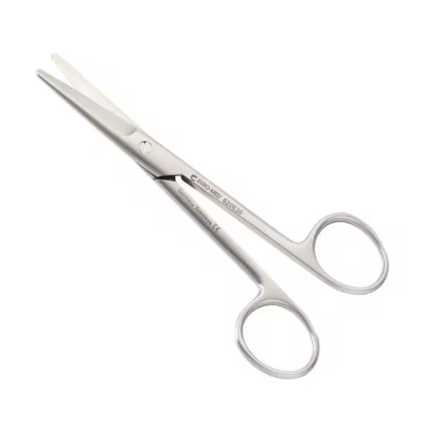 Cooper Surgical - Euro-Med - 62063 - Operating Scissors 5 - 3/4 Inch Length Grade Stainless Steel Nonsterile Finger Ring Handle Straight Blunt Tip / - Each