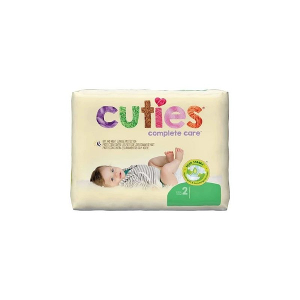 First Quality - Cdb002 - Unisex Baby Diaper Cuties Size 2 Disposable Heavy Absorbency - Package/25