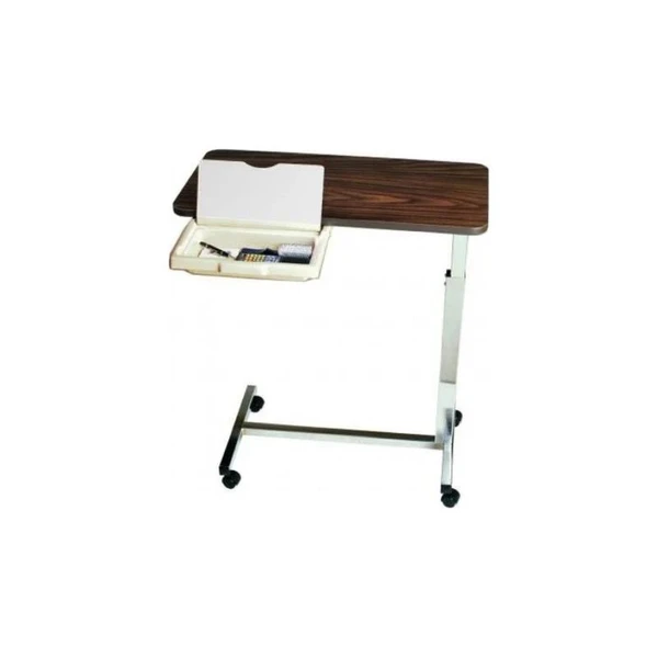 Amfab - 1010H1200 - Overbed Table With Vanity Non - Tilt Automatic Spring Assisted Lift 28 To 45 Inch Height Range - Each