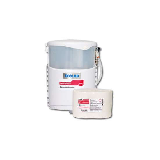 Ecolab - Smartpower - 6101201 - Dish Detergent 6 - 3/4 Lb Dispenser Refill Pack Solid Unscented - Case/4