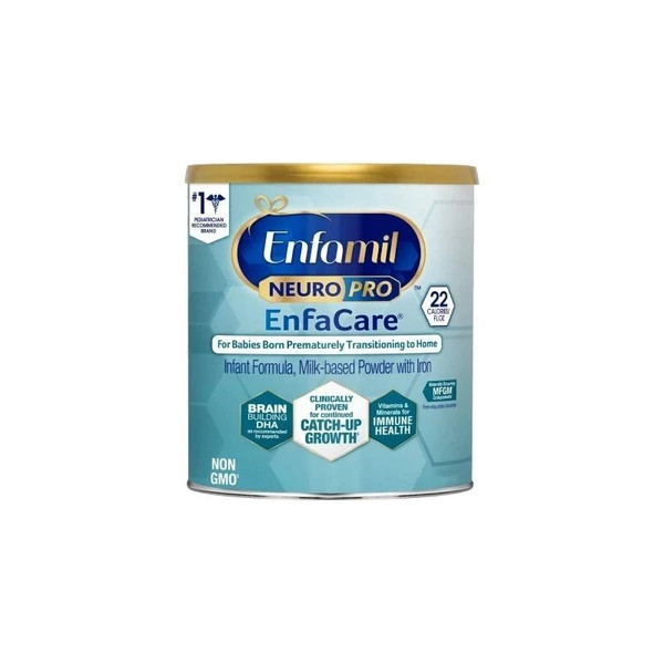 Mead Johnson - Enfamil Neuropro Enfacare - 126110 - Infant Formula Unflavored 7.2 Oz Can Powder Milk - Based Premature - Case/6