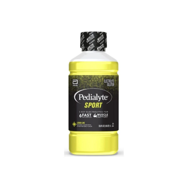 Abbott - Pedialyte Sport - 67838 - Nutrition - Oral Electrolyte Solution Lemon - Lime Flavor 33.8 Oz. - Case/4