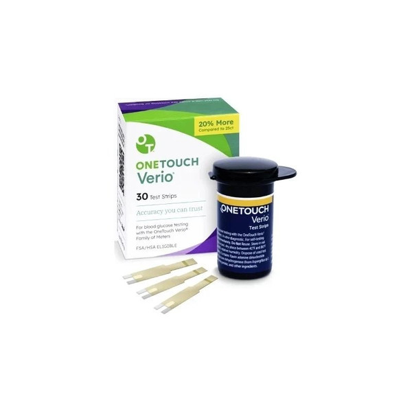 Life Scan - Verio - 024183 - Blood Glucose Test Strips Pack - Each