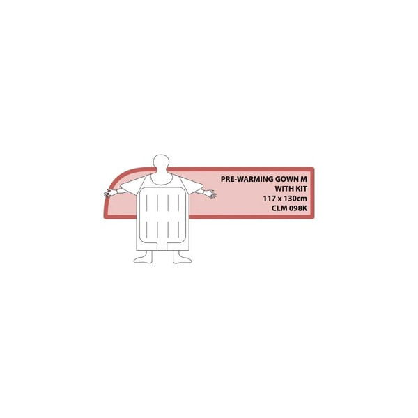 Medical Solutions - Cocoon - Clm-098K - Patient Pre - Warming Gown Kit Medium Disposable - Case/10