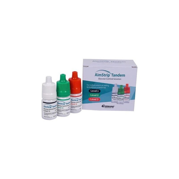 Germaine Laboratories - 77512 - Blood Glucose Control Solution 3.5 Ml Level 1, 2 & 3 - Each