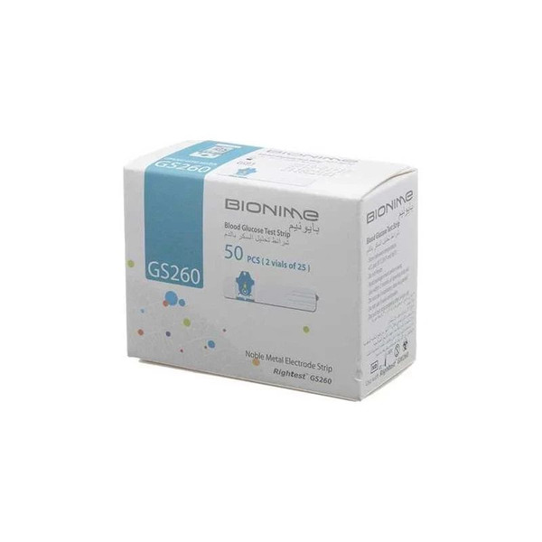 Bionime - 99Gs250R51 - Blood Glucose Test Strips Usa Pack - Box/50