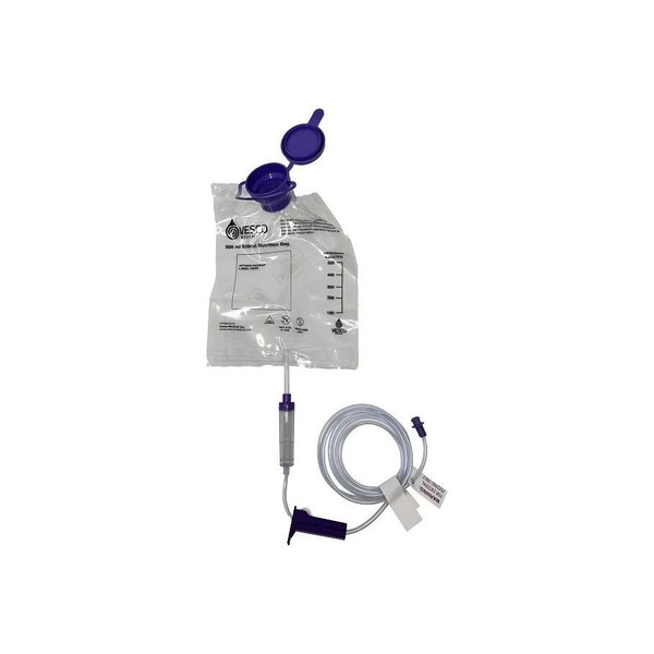 Vesco Medical - Ved-040 - Gravity Feeding Bag Set With Enfit Connector 500 Ml - Case/30