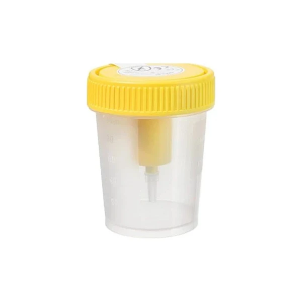 Greiner Bio-One - Vacuette - 724322 - Urine Specimen Container With Integrated Transfer Device 100 Ml (3.4 Oz.) Screw Cap Patient Information Nonsterile - Case/300