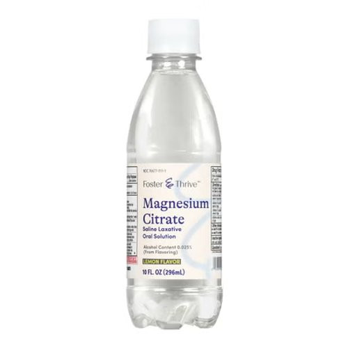 Mckesson - 70677111101 - Magnesium Citrate, Lax Ft Lemon Sm 10Oz - Each