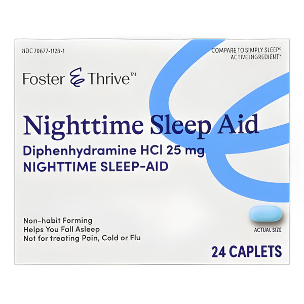 Mckesson - 70677112801 - Sleep Aid, Cap Ft Sm Night Time 25mg  - Box/1