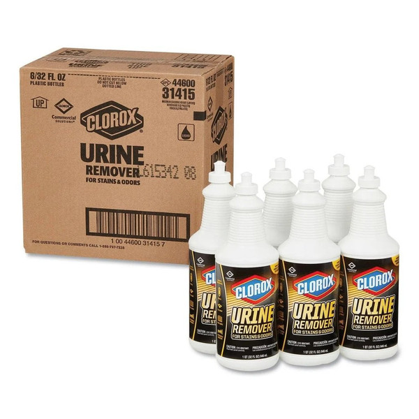 Clorox - 31415 - Cleaner, Toilet Urine & Stain Unscented 32Oz - Case/6