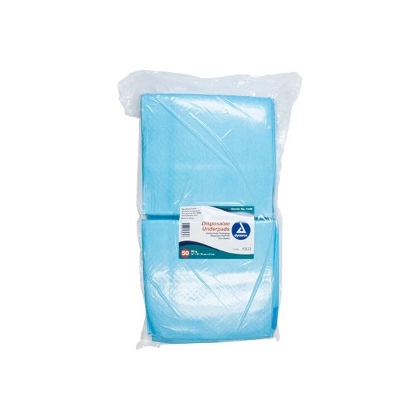 Dynarex - 1348 - Underpad, Incont N/Skid Disp 90Gm 30"X36" - Package/10