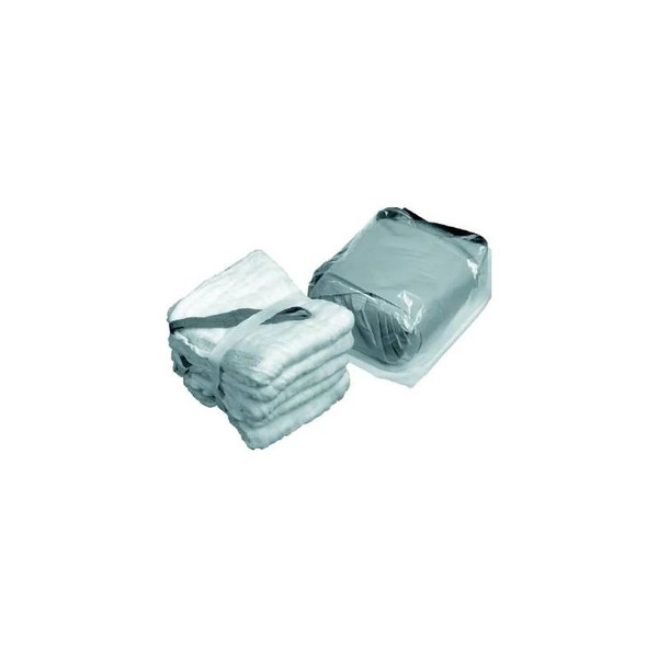 Medical Action Industries - 400 - Surgical Laparotomy Sponge X - Ray Detectable Cotton 18 Inch 5 Count Pouch Sterile - Case/40