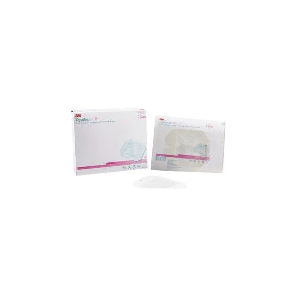 3M - Tegaderm - 1668 - Dressing, Iv Port 4.75 X4.75 - Box/1