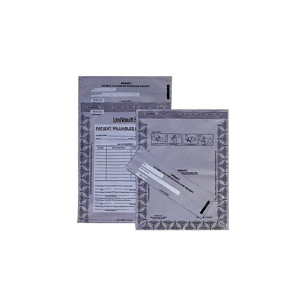 Medegen Medical - Ufpve912 - Products Patient Valuables Envelope 9 X 12 Inch Polyethylene Adhesive Closure Gray - Case/1000
