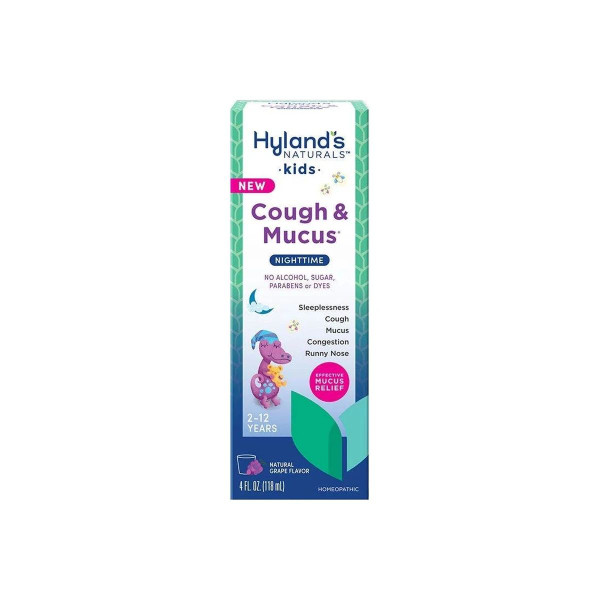 Hyland - 238890 - Cough & Mucus Nighttime, Grape - Each
