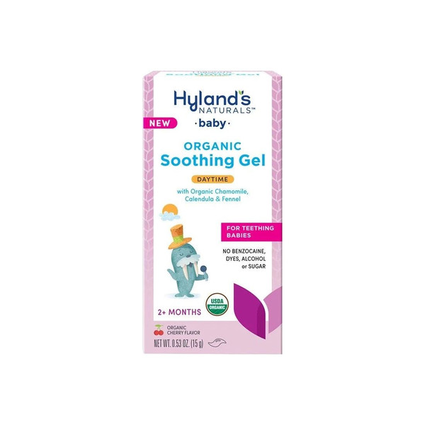 Hyland - 239354 - Organic Soothing Gel Day & Night Combo Pack 2 (0.53 Oz.) Tubes, Cherry - Each