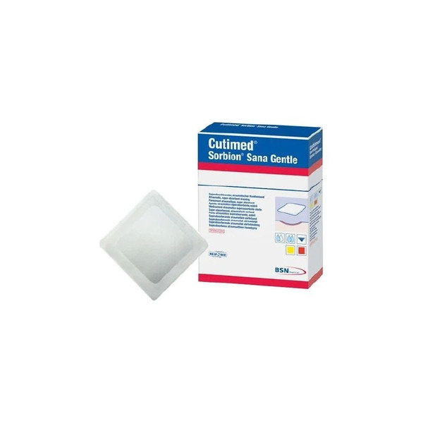 Bsn Medical - Cutimed - 7323322 - Sorbion Sana Gentle Super Absorbent Dressing 5 X Inch Square - Box/10