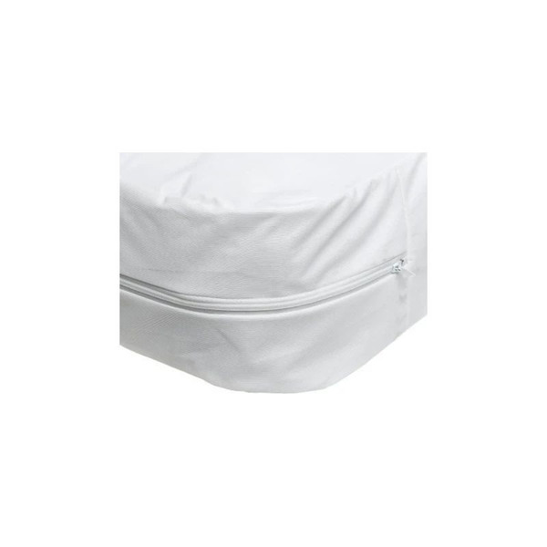 Mabis - 554-8069-1950 - Mattress Cover 39 X 75 8 Inch Nylon / Plastic For Twin Sized Mattresses - Each