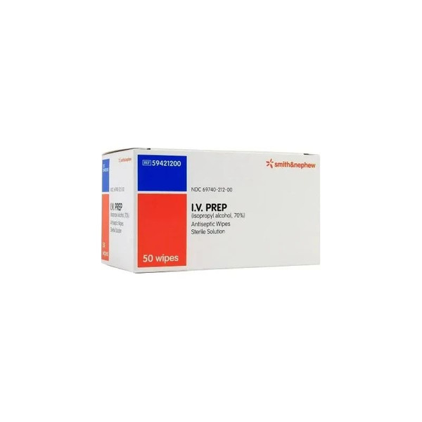 Smith & Nephew - 59421200 - Iv Prep Antiseptic Wipes (Us Only) ( Or To Ak, Gu, Hi, Pr, Vi) - Box/1
