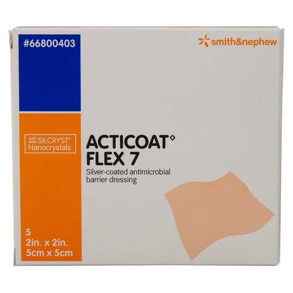 Smith Nephew - Acticoat - 66800427 - Flex 7 Dressing, 6 X 6 , (Us Only) 