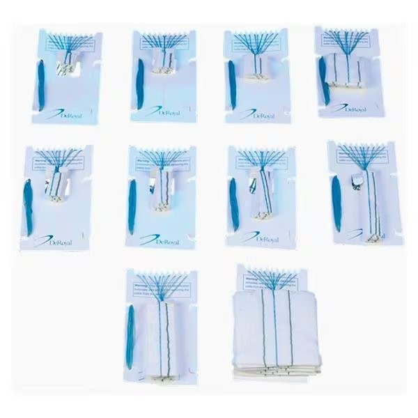 Deroyal - 30-055 - Surgical Neuro Sponge X - Ray Detectable Rayon 1/2 1 Inch 10 Count Pack Sterile - Case/20