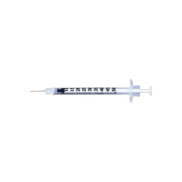 Embecta - Lo-Dose Micro-Fine - 329465 - Bd Becton Dickinson - Standard Ins Syringe With Needle 0.5 Ml 1/2 Inch 28 Gauge Nonsafety Regular Wall - Box/100