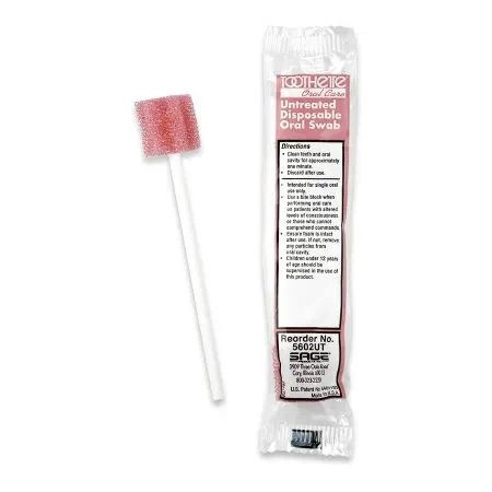 Sage - Toothette - 5602Ut - Swab, Oral Untreated Sngl Pk - Box/250