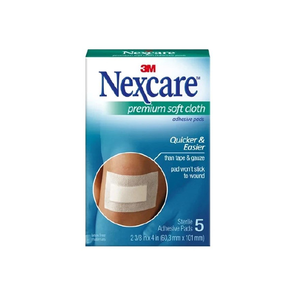 3M - Nexcare - H3564 - Pad, Adh Cloth Prem Soft 2 3/8 X4 - Case/12