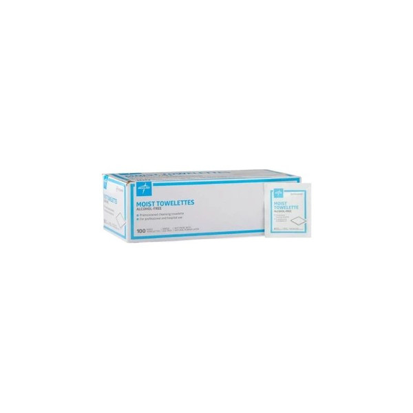 Medline - Med Nap - Mds094181 - Antiseptic Skin Towelette Individual Packet Scented 100 Count - Box/100