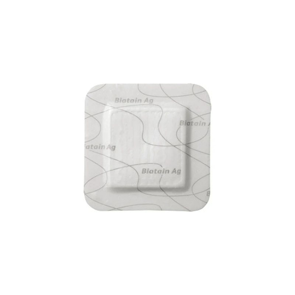 Coloplast - Biatain - 39638 - Silicone Ag Silver Foam Dressing 5 X Inch Square Sterile - Box/5