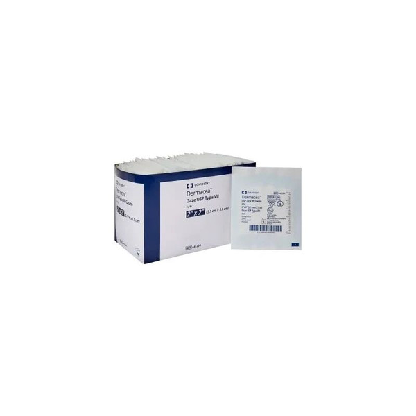 Cardinal Health - Dermacea - 441204 - Gauze Sponge 2 X Inch Per Pack Sterile 8 - Ply Square - Package/50