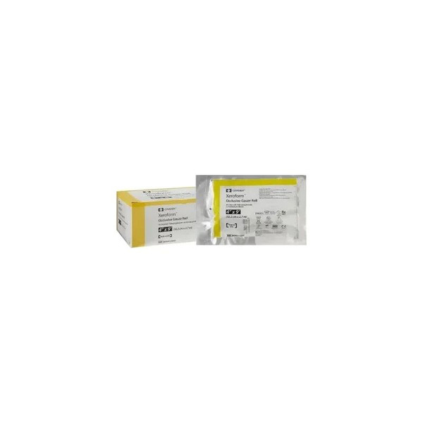 Cardinal Health - Xeroform Occlusive - 8884432000 - Petrolatum Impregnated Dressing Roll 4 Inch X 3 Yard Sterile - Each