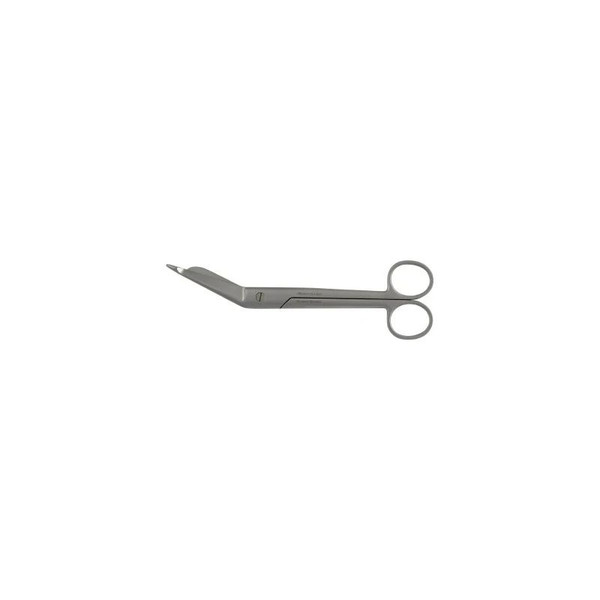 Mckesson - 43-1-241 - Argent Bandage Scissors Lister 7 - 1/4 Inch Length Surgical Grade Stainless Steel Nonsterile Finger Ring Handle Angled Blunt Tip / - Each