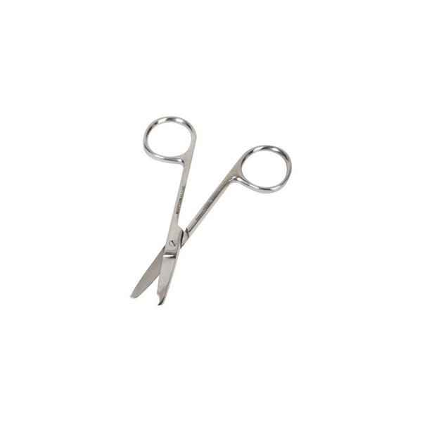 Mckesson - 43-2-346 - Suture Scissors Spencer 3 - 1/2 Inch Office Grade Stainless Steel Nonsterile Finger Ring Handle Straight Blunt Tip / - Each