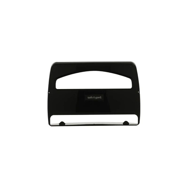 Georgia Pacific - Safe-T-Gard - 57748 - Consumer Toilet Seat Cover Dispenser Black Plastic Manual Pull Wall Mount - Case/10