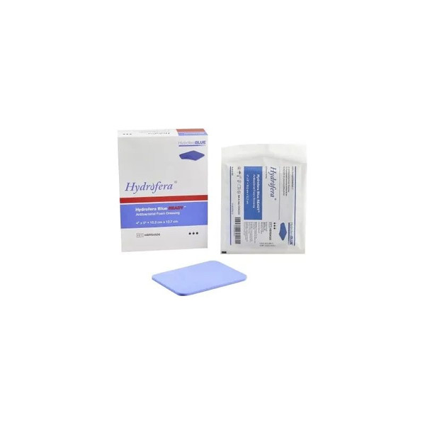 Bsn Medical - Hydrofera Blue Ready - Hbrs4520 - Dressing, Wnd Blu R Dy Non - Brdr 4X5 - Box/10