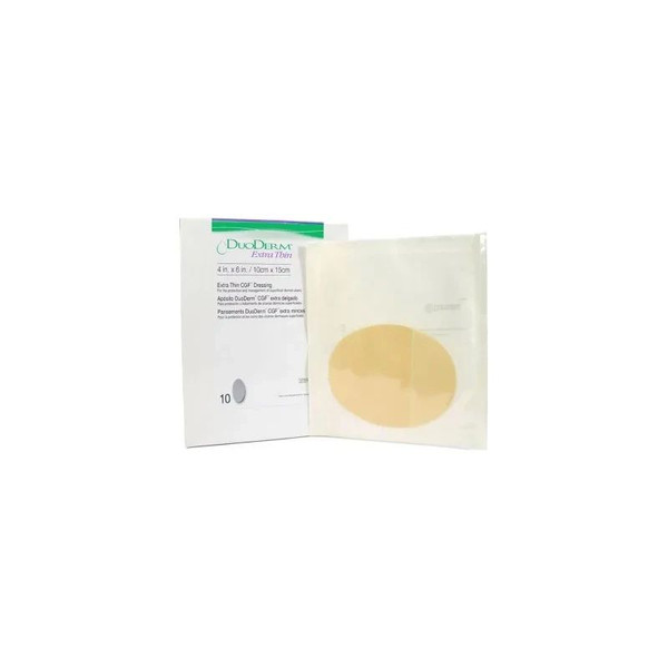 Convatec - Duoderm - 187902 - Extra Thin Hydrocolloid Dressing 4 X 6 Inch Oval - Box/10